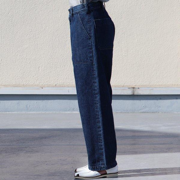 オーディエンス Audience 青耳デニム ウォッシュ加工 ベイカーパンツ 13.75オンスデニム 日本製 メンズ | Audience | 09