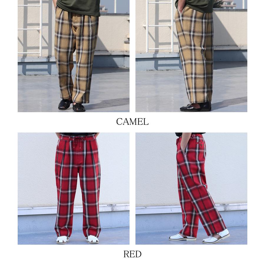 Audience オーディエンス 2タックパンツ ワイドイージーパンツ