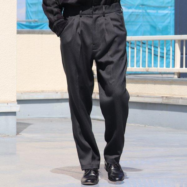 オーディエンス Audience 2タック イージーテーパードパンツ ウールライク カルゼ LANATEC LEI ラナテックレイ 日本製 | Audience | 01