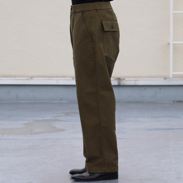 オーディエンス Audience US ARMY イージーベイカーパンツ ムラ糸ミリタリーバックサテン 泉州 日本製 AUD3566 | Audience | 14