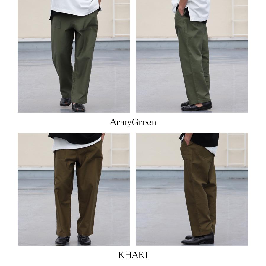 オーディエンス Audience US ARMY イージーベイカーパンツ ムラ糸ミリタリーバックサテン 泉州 日本製 AUD3566 | Audience | 18