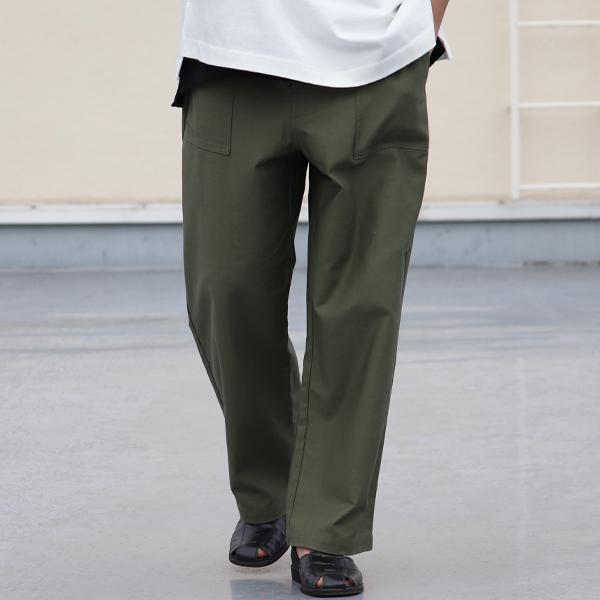 オーディエンス Audience US ARMY イージーベイカーパンツ ムラ糸ミリタリーバックサテン 泉州 日本製 AUD3566 | Audience | 04