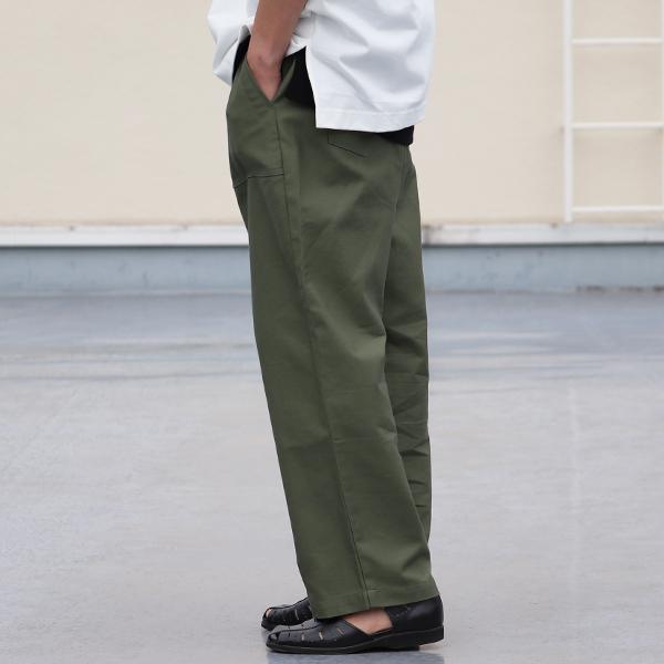 オーディエンス Audience US ARMY イージーベイカーパンツ ムラ糸ミリタリーバックサテン 泉州 日本製 AUD3566 | Audience | 05