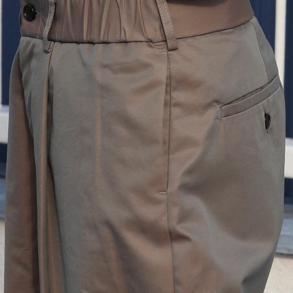 オーディエンス Audience 1タック ワイドイージーパンツ タマムシギャバ 備後産 日本製/AUD3577 | Audience | 15