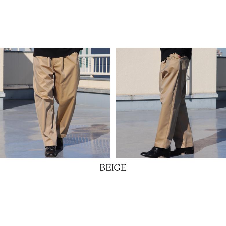 Audience（オーディエンス） Audience 1タック ワイドイージーパンツ