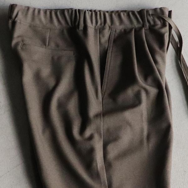 オーディエンス Audience 2タック イージーワイドパンツ ナチュレミア ウールライク Naturemier 日本製 AUD3578 | Audience | 15