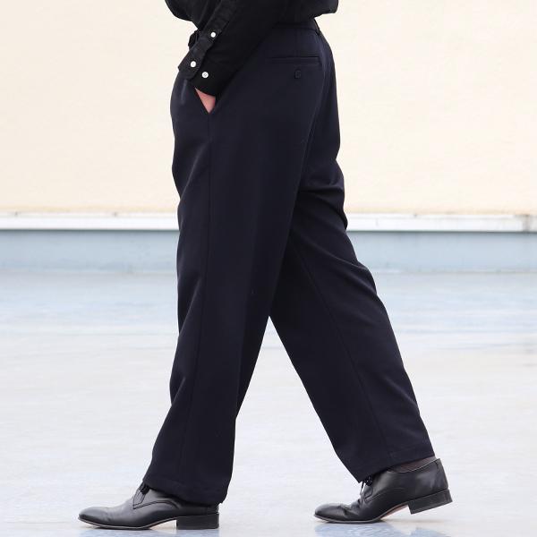 オーディエンス Audience 2タック イージーワイドパンツ ナチュレミア ウールライク Naturemier 日本製 AUD3578 | Audience | 04