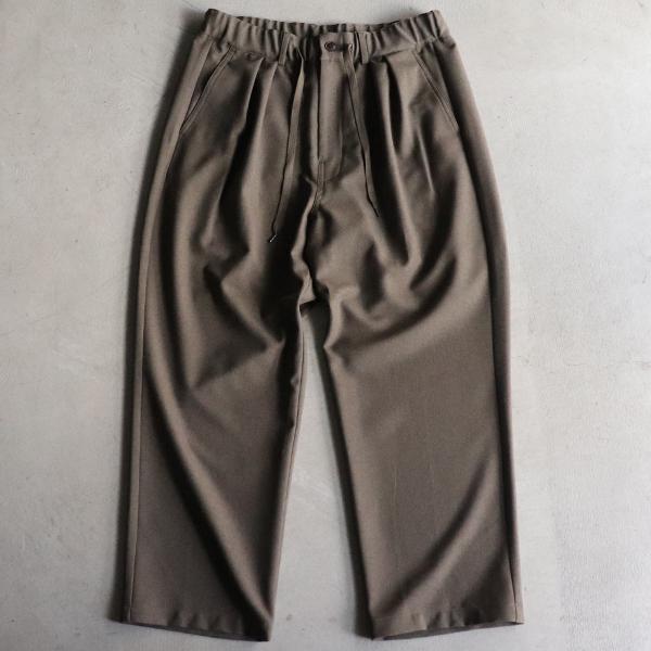 オーディエンス Audience 2タック イージーワイドパンツ ナチュレミア ウールライク Naturemier 日本製 AUD3578 | Audience | 08