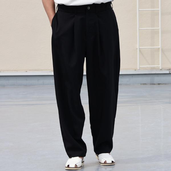 オーディエンス Audience 1タック ワイド イージーパンツ ナチュレミア リネンライクトロピカル Naturemier 日本製 AUD3579 | Audience | 05