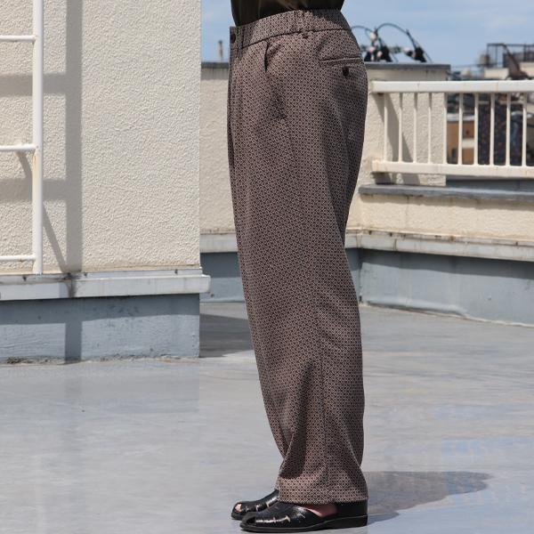 オーディエンス Audience 2タックパンツ ワイドイージーパンツ ジャパニーズトラディショナルパターン 日本製 メンズ AUD3588 | Audience | 12