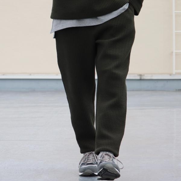 オーディエンス Audience リブパンツ コットンキルト 尾州 日本製 AUD3597 | Audience | 02