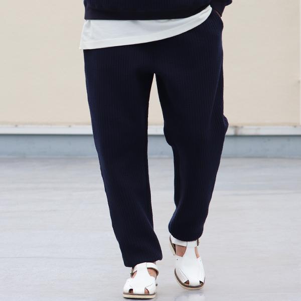 オーディエンス Audience リブパンツ コットンキルト 尾州 日本製 AUD3597 | Audience | 07