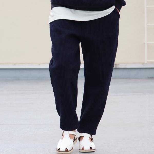 オーディエンス Audience リブパンツ コットンキルト 尾州 日本製 AUD3597 | Audience | 08