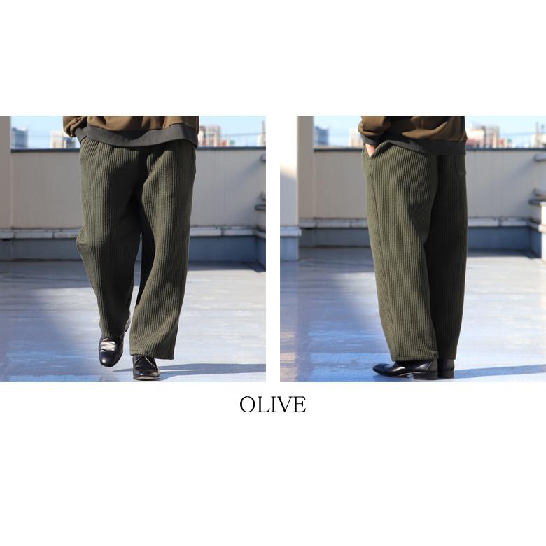 オーディエンス Audience コットンキルト 2タック ワイド イージーパンツ 尾州 日本製 AUD3598 |  | 16