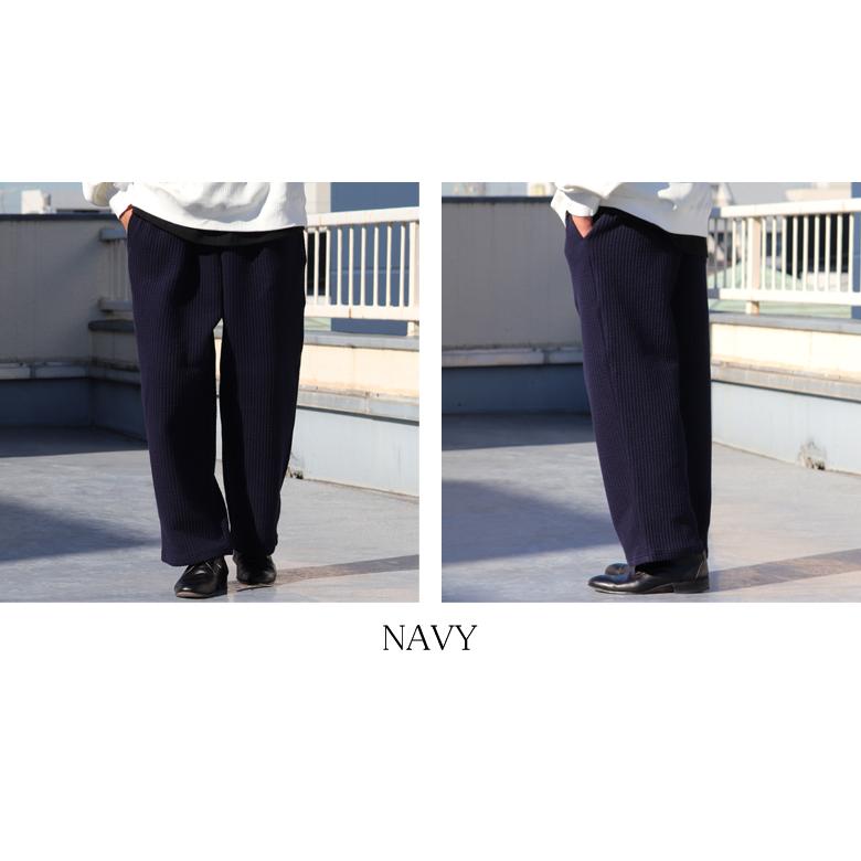 オーディエンス Audience コットンキルト 2タック ワイド イージーパンツ 尾州 日本製 AUD3598 |  | 17