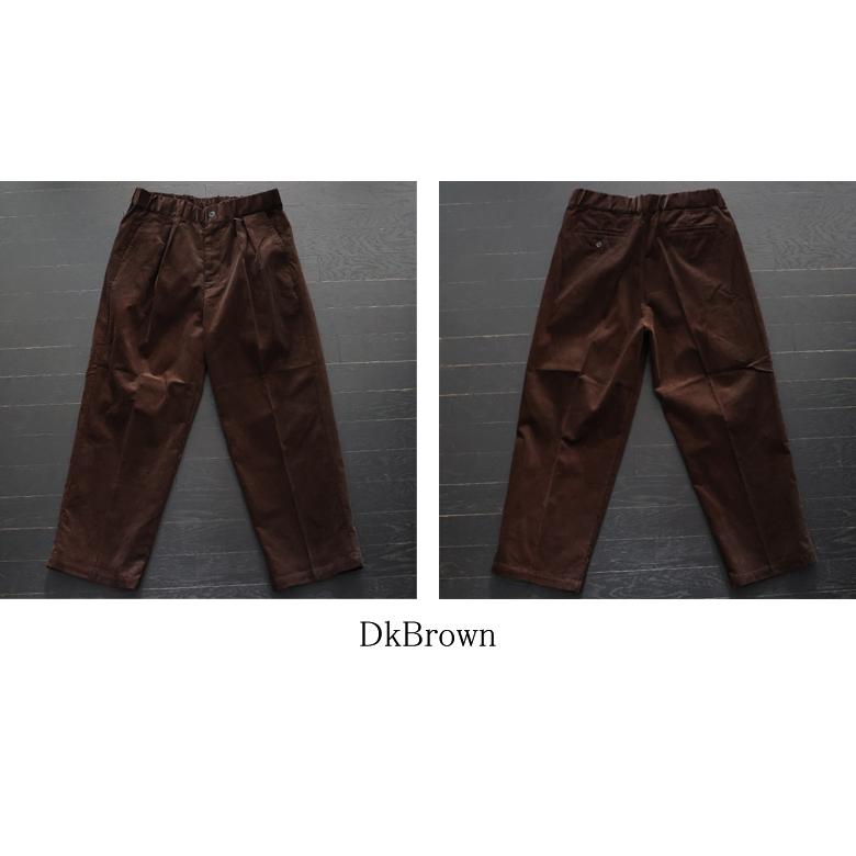 オーディエンス Audience 2タック イージー ワイドパンツ コットン コーデュロイ 14ウィール 日本製 AUD3604 | Audience | 16