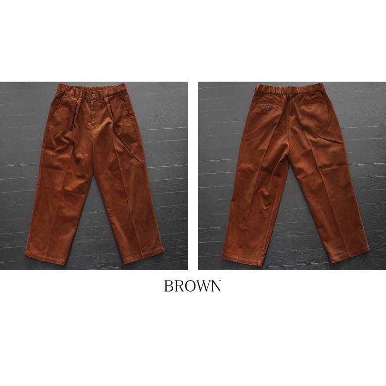オーディエンス Audience 2タック イージー ワイドパンツ コットン コーデュロイ 14ウィール 日本製 AUD3604 | Audience | 17