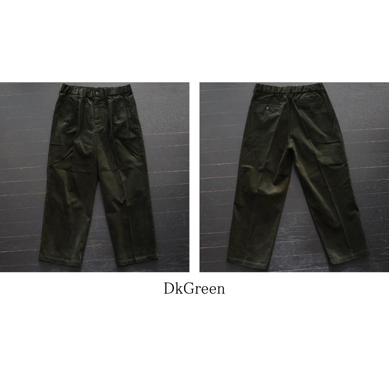 オーディエンス Audience 2タック イージー ワイドパンツ コットン コーデュロイ 14ウィール 日本製 AUD3604 | Audience | 18