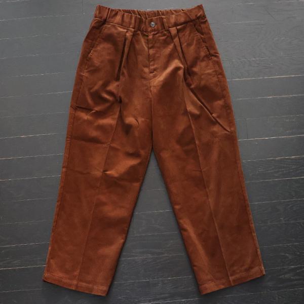 オーディエンス Audience 2タック イージー ワイドパンツ コットン コーデュロイ 14ウィール 日本製 AUD3604 | Audience | 01