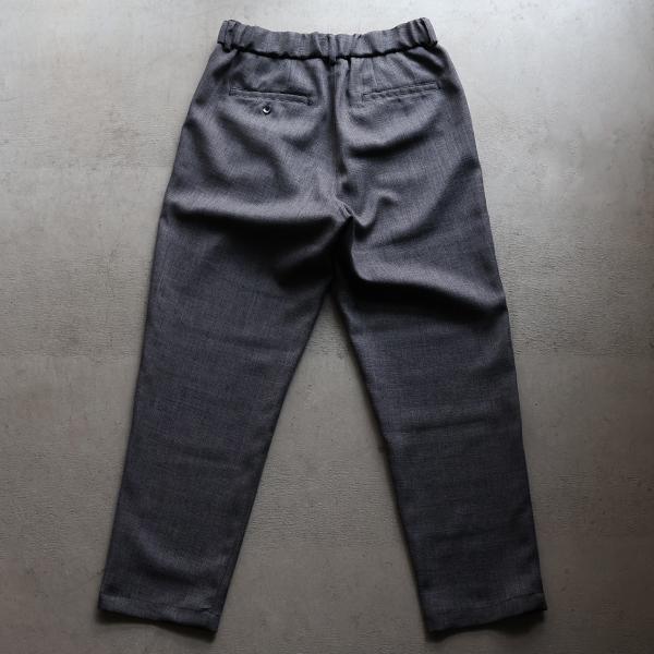 オーディエンス Audience 2タック イージー テーパードパンツ ナチュレミア リネンライク メランジクロス Naturemier TM 日本製 AUD3615 | Audience | 12