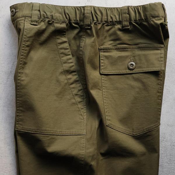 オーディエンス Audience  1タック ベイカー カーヴド イージーパンツ バックサテン メンズ AUD3619 | Audience | 10