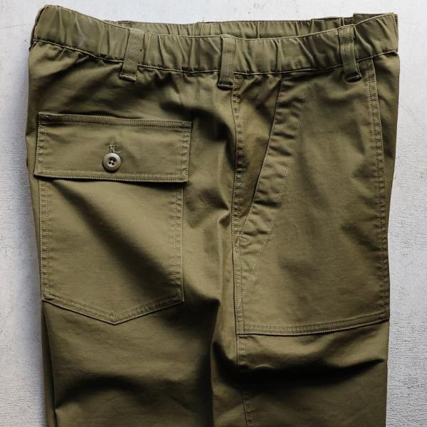 オーディエンス Audience  1タック ベイカー カーヴド イージーパンツ バックサテン メンズ AUD3619 | Audience | 11