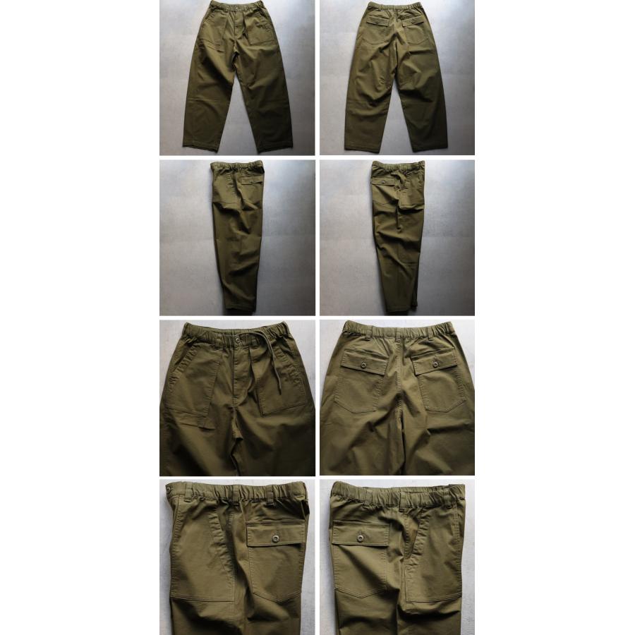 オーディエンス Audience  1タック ベイカー カーヴド イージーパンツ バックサテン メンズ AUD3619 | Audience | 17