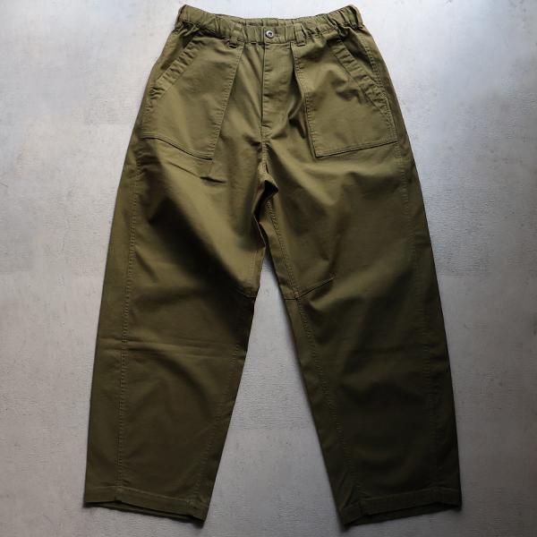 オーディエンス Audience  1タック ベイカー カーヴド イージーパンツ バックサテン メンズ AUD3619 | Audience | 05