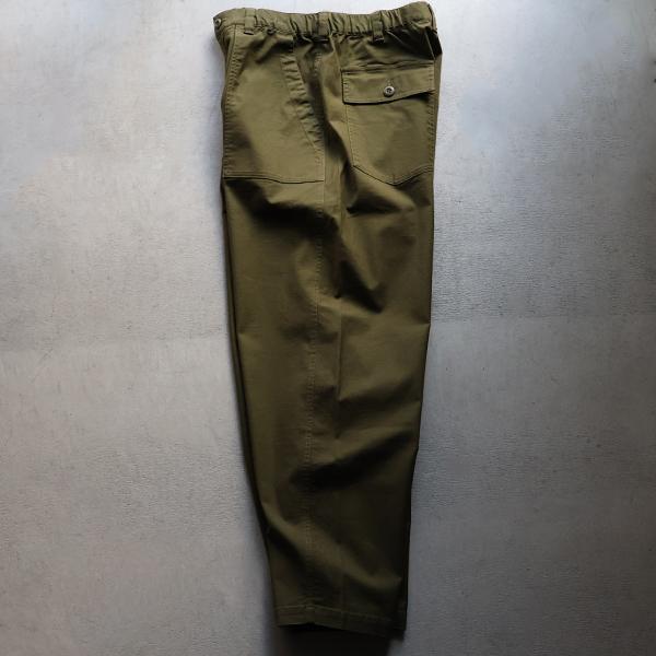 オーディエンス Audience  1タック ベイカー カーヴド イージーパンツ バックサテン メンズ AUD3619 | Audience | 06