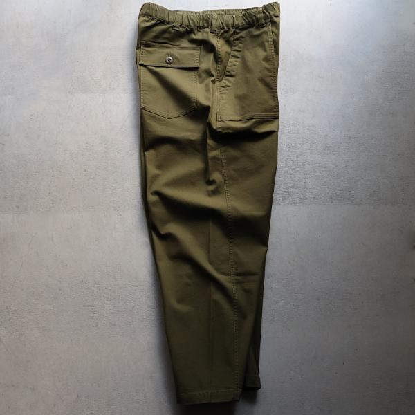 オーディエンス Audience  1タック ベイカー カーヴド イージーパンツ バックサテン メンズ AUD3619 | Audience | 07