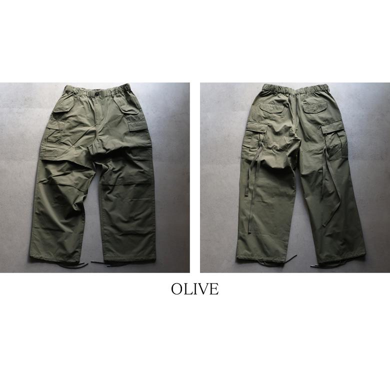 オーディエンス Audience カーゴ イージーパンツ 綿ナイロン高密度ツイル M-65 US ARMY AUD3621 | Audience | 16