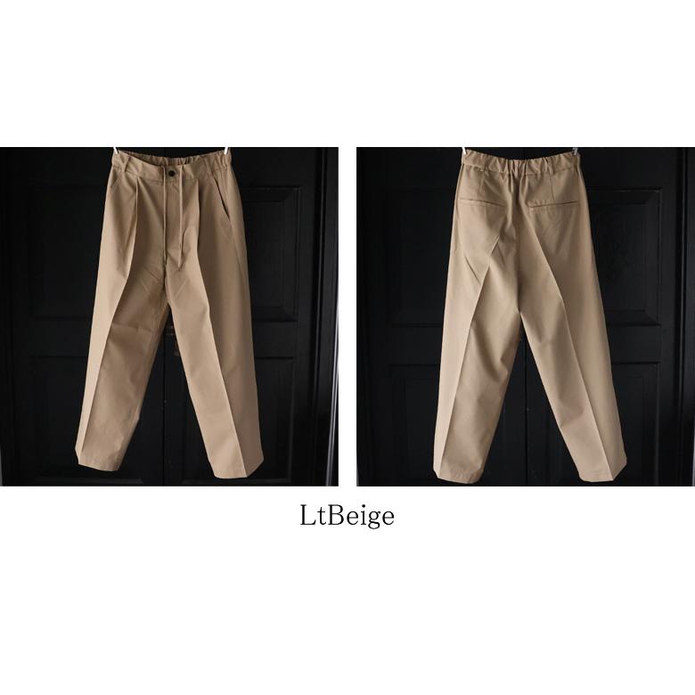 オーディエンス Audience 1タック ワイド バレル イージーパンツ T/Cウェザー ナノ-ウィング NANO-WING 撥水 遠州 日本製 AUD3625 | Audience | 15