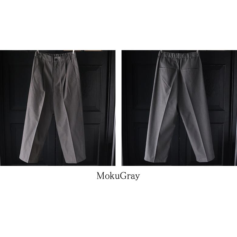 オーディエンス Audience 1タック ワイド バレル イージーパンツ T/Cウェザー ナノ-ウィング NANO-WING 撥水 遠州 日本製 AUD3625 | Audience | 16
