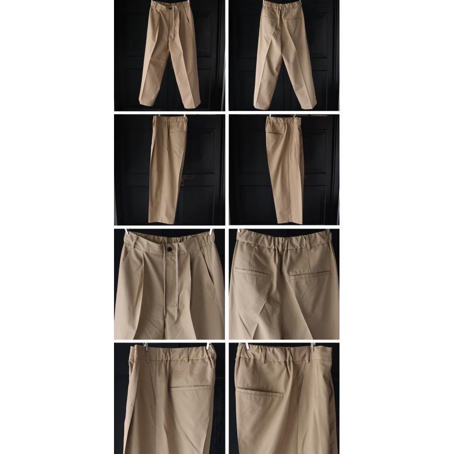 オーディエンス Audience 1タック ワイド バレル イージーパンツ T/Cウェザー ナノ-ウィング NANO-WING 撥水 遠州 日本製 AUD3625 | Audience | 19