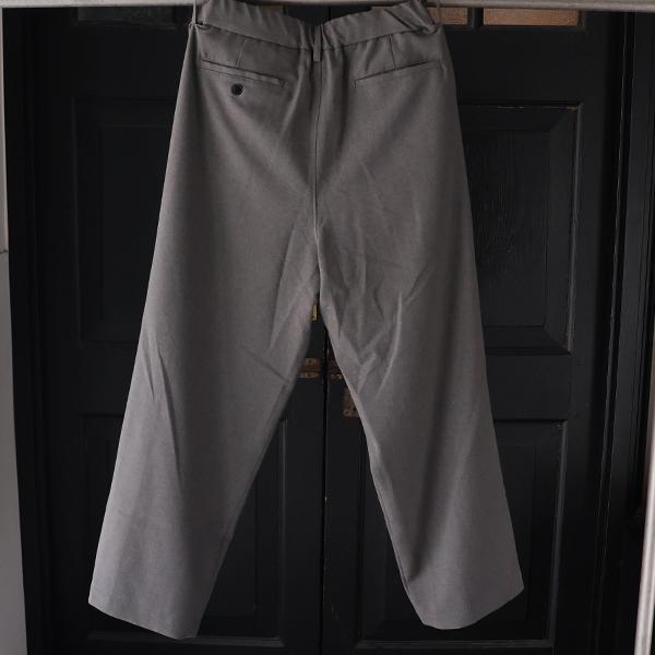 オーディエンス Audience  2タック ワイド イージーパンツ Naturemier TM TECH ナチュレミア リネンライク トロワッシャー 日本製 AUD3626 | Audience | 10