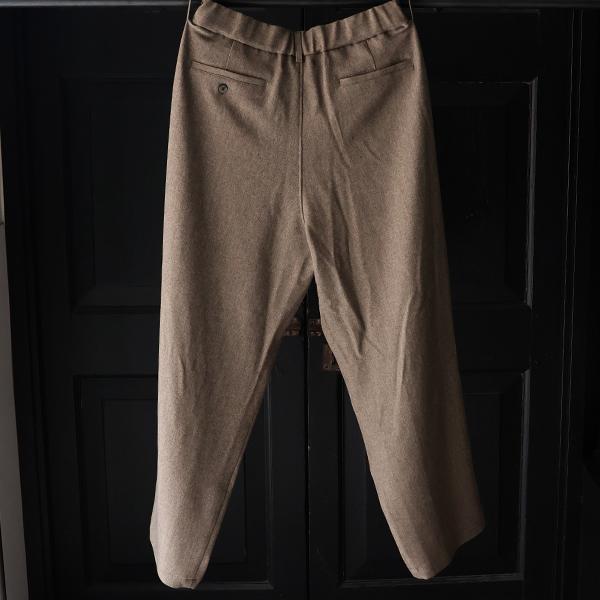 オーディエンス Audience 2タック ワイド イージーパンツ Naturemier TM ナチュレミア TECH リネンライク メランジツイル 日本製 AUD3628 | Audience | 09