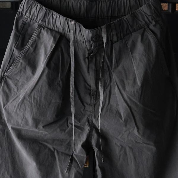 オーディエンス Audience 2タック ワイド イージーパンツ ピグメント 馬布  ホースクロス AUD3629 | Audience | 11