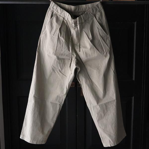 オーディエンス Audience 2タック ワイド イージーパンツ ピグメント 馬布  ホースクロス AUD3629 | Audience | 06