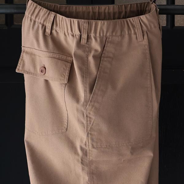 オーディエンス Audience 1タックベイカー カーヴド イージーパンツ 綿麻ビンテージキャンバス AUD3634 | Audience | 15