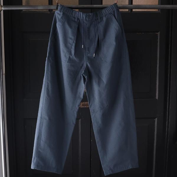 オーディエンス Audience 1タックベイカー カーヴド イージーパンツ 綿麻ビンテージキャンバス AUD3634 | Audience | 06