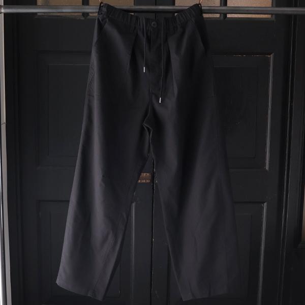オーディエンス Audience 1タックベイカー カーヴド イージーパンツ 綿麻ビンテージキャンバス AUD3634 | Audience | 08