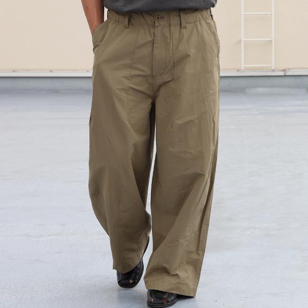 オーディエンス Audience  イージー バルーンパンツ  綿ナイロンギャバ US ARMY ファティーグ ワイド AUD3636 |  | 02