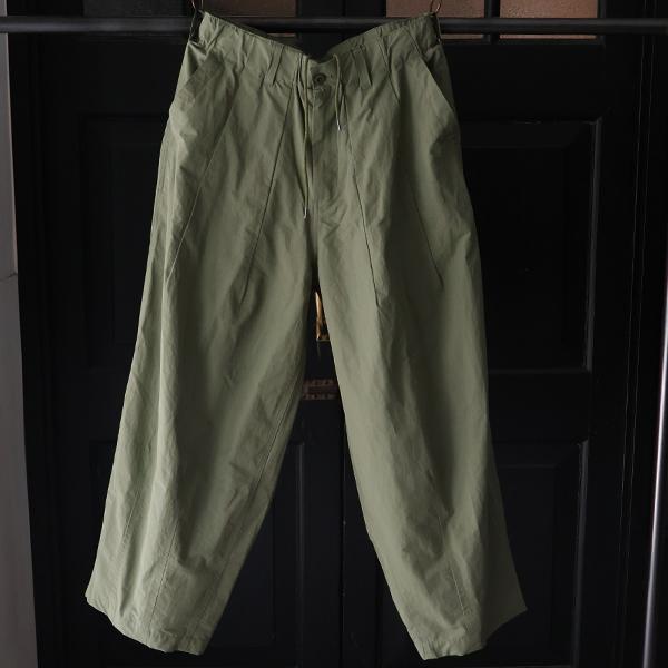 オーディエンス Audience  イージー バルーンパンツ  綿ナイロンギャバ US ARMY ファティーグ ワイド AUD3636 |  | 05