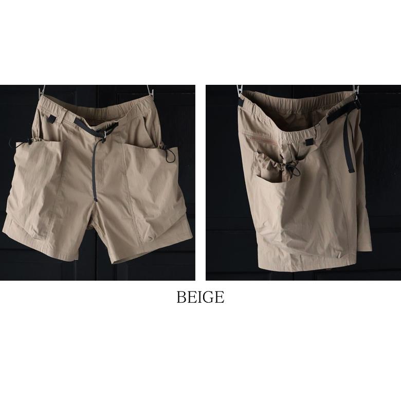 オーディエンス Audience ビックポケット カーゴ イージーショーツ 綿ナイロンキャンバス サイドドローコード AUD3641 | Audience | 16