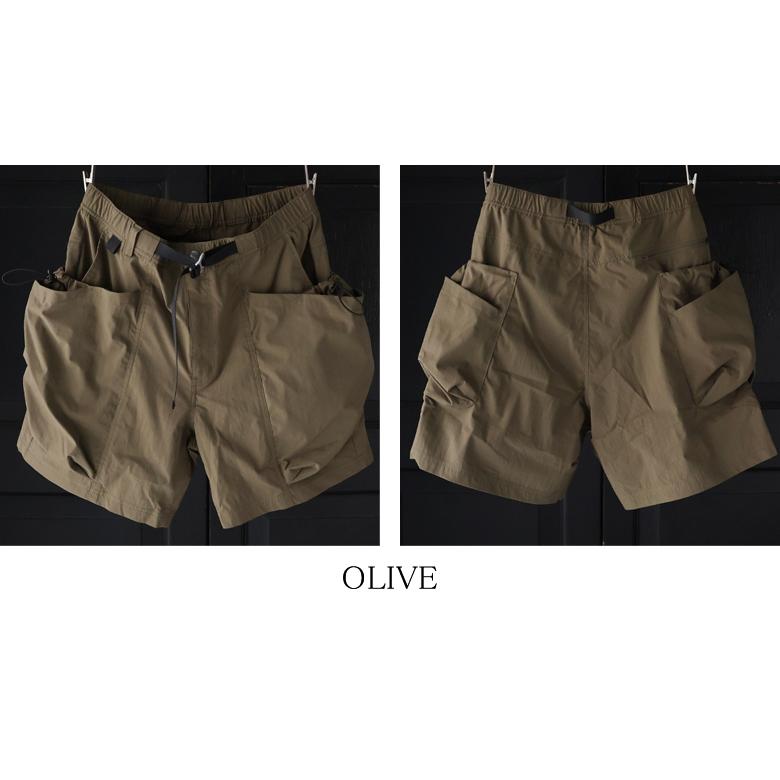 オーディエンス Audience ビックポケット カーゴ イージーショーツ 綿ナイロンキャンバス サイドドローコード AUD3641 | Audience | 17