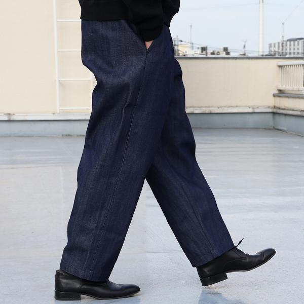 オーディエンス Audience 赤耳デニム 2タック ワイド イージーパンツ 12オンス セルヴィッチ 備後 AUD3647 | Audience | 04