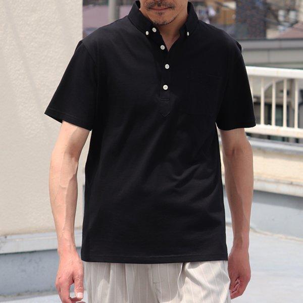 【RE PRICE/価格改定】オーディエンス Upscape Audience チビ襟 ボタンダウンポロシャツ グラスポケット付き コーマ天竺 日本製 | Audience | 01