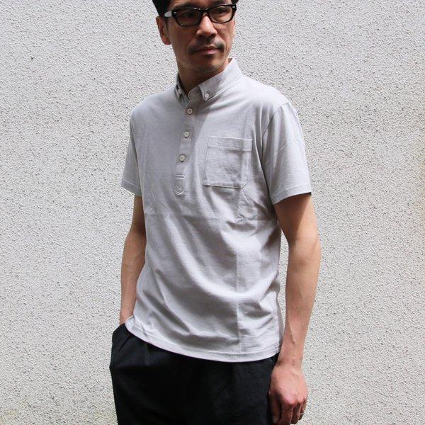 【RE PRICE/価格改定】オーディエンス Upscape Audience チビ襟 ボタンダウンポロシャツ グラスポケット付き コーマ天竺 日本製 | Audience | 07