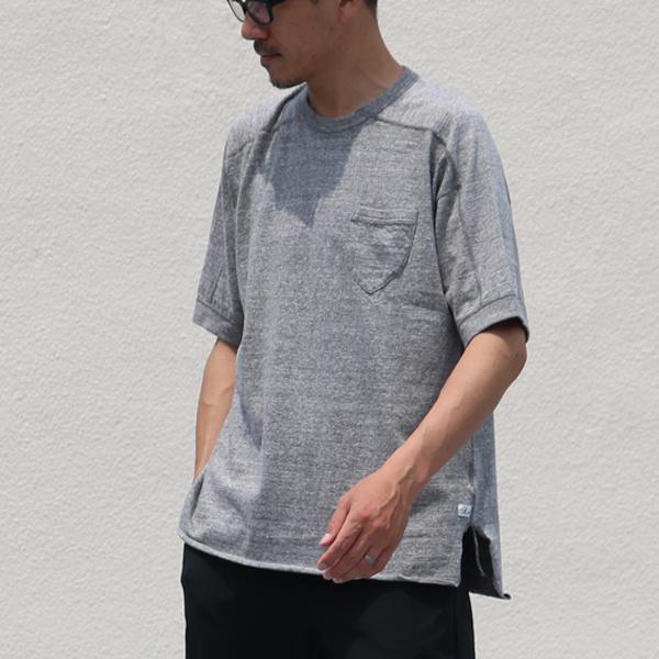 【RE PRICE/価格改定】吊編天竺 C/Nスプリットスリーブ 胸ポケ付 Tee【MADE IN TOKYO】『東京製』 / Upscape Audience | Audience | 02