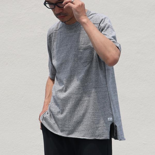 【RE PRICE/価格改定】吊編天竺 C/Nスプリットスリーブ 胸ポケ付 Tee【MADE IN TOKYO】『東京製』 / Upscape Audience | Audience | 05